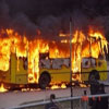 сгорели автобусы